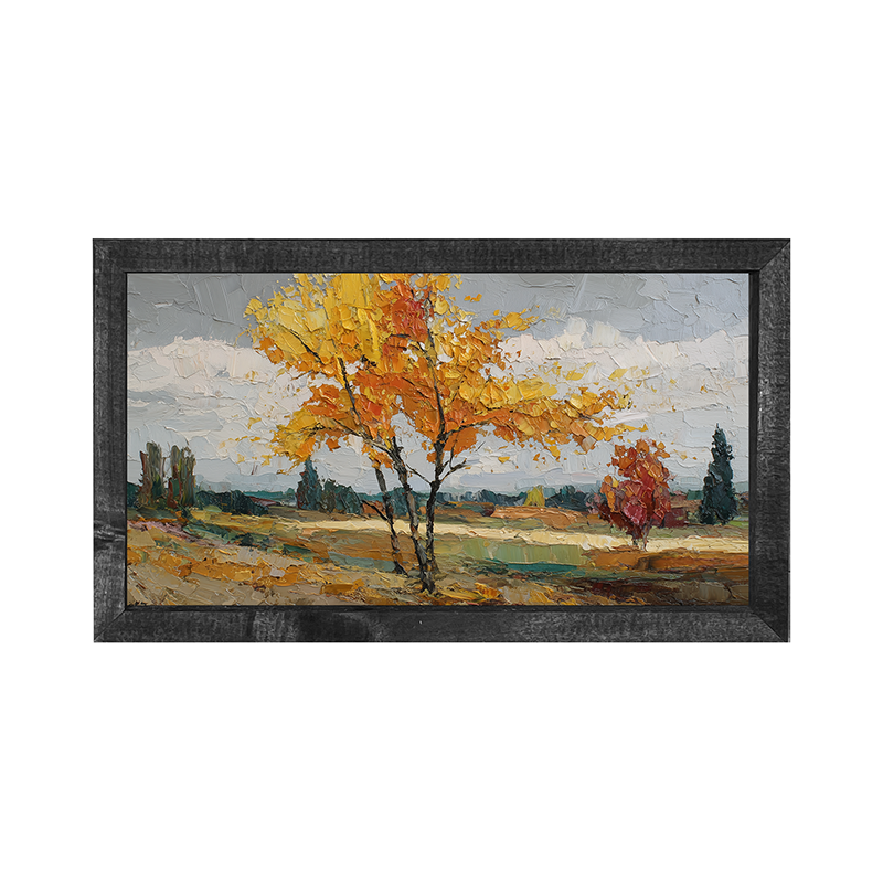Autumn Country - Scenic Fields - Horizontal Frame