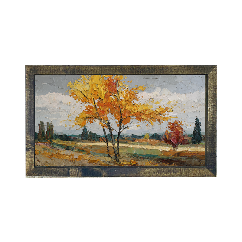 Autumn Country - Scenic Fields - Horizontal Frame
