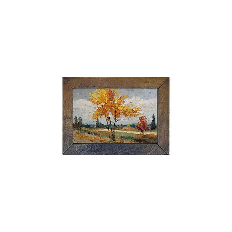 Autumn Country - Scenic Fields - Horizontal Frame