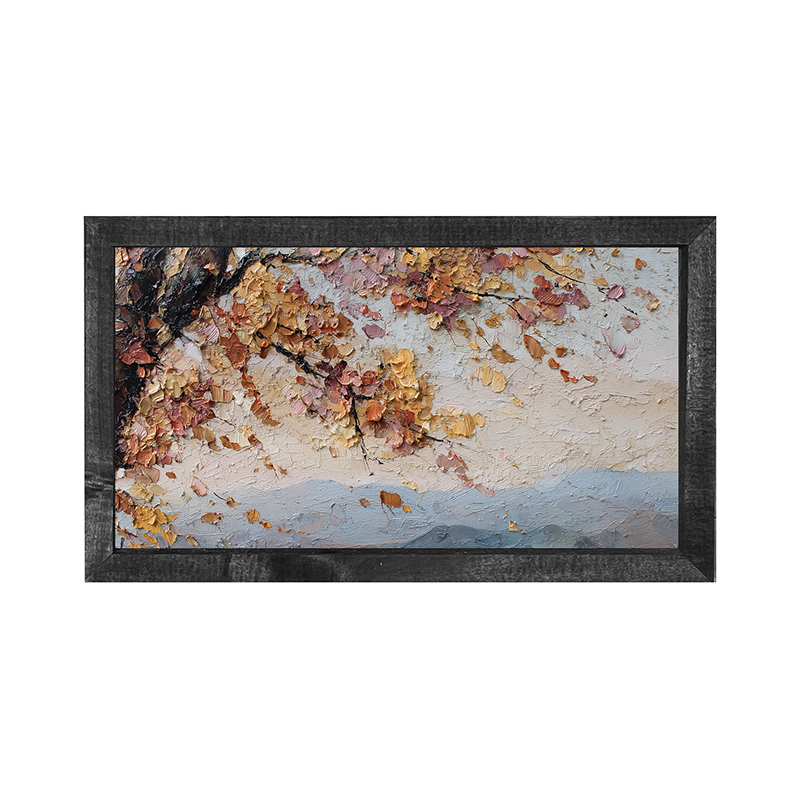 Autumn Country - Mountains in the Distance- Horizontal Frame