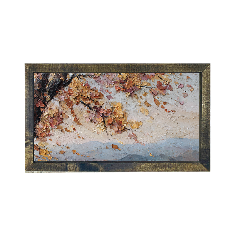 Autumn Country - Mountains in the Distance- Horizontal Frame