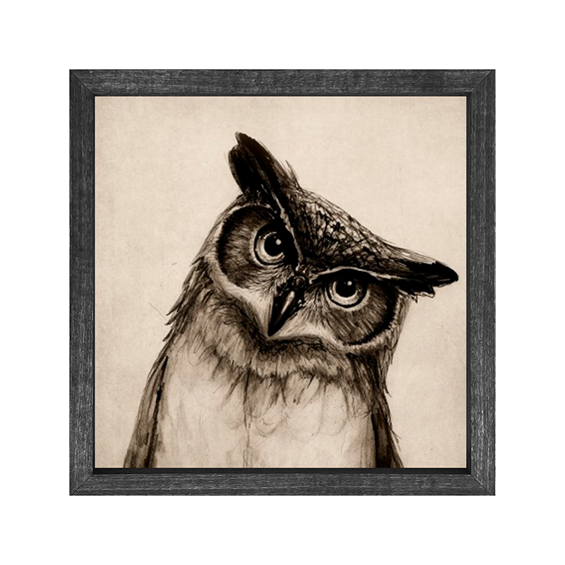 Owl - Pen and ink