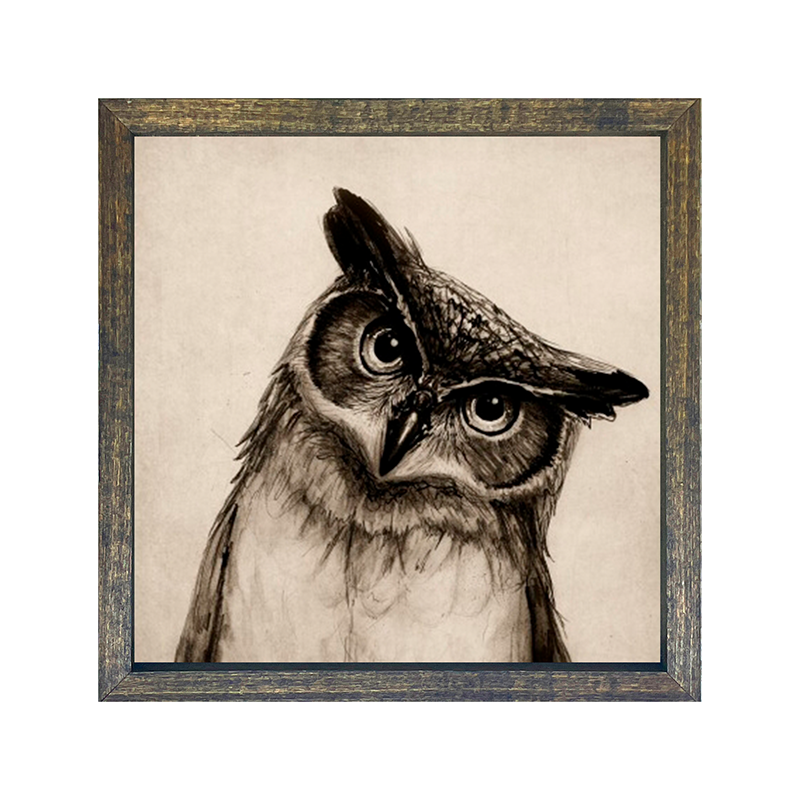 Owl - Pen and ink