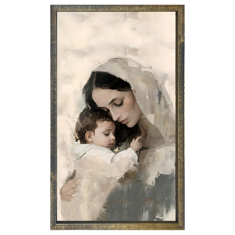Mother Mary - Vertical Frame