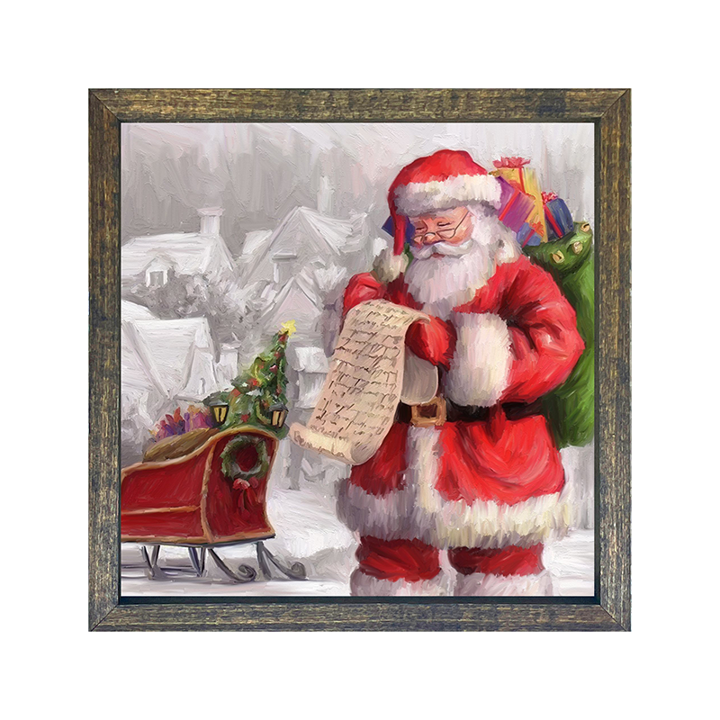 Santa with List