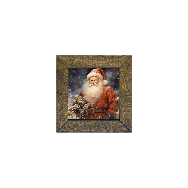 Winter night Santa