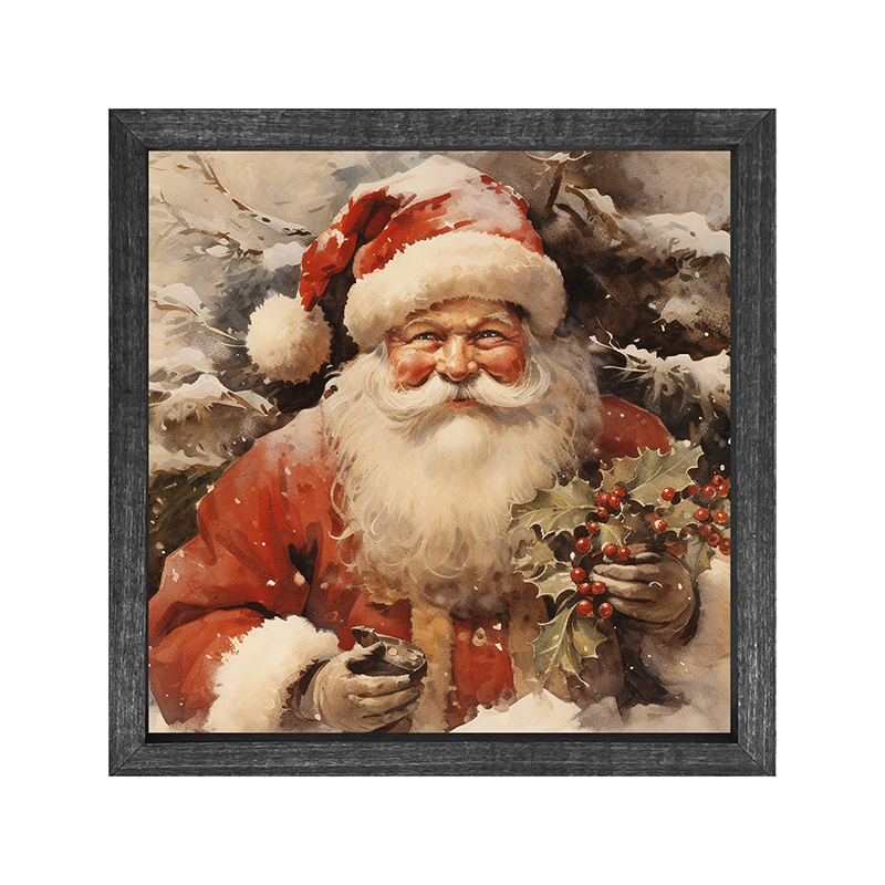 Santa smiling