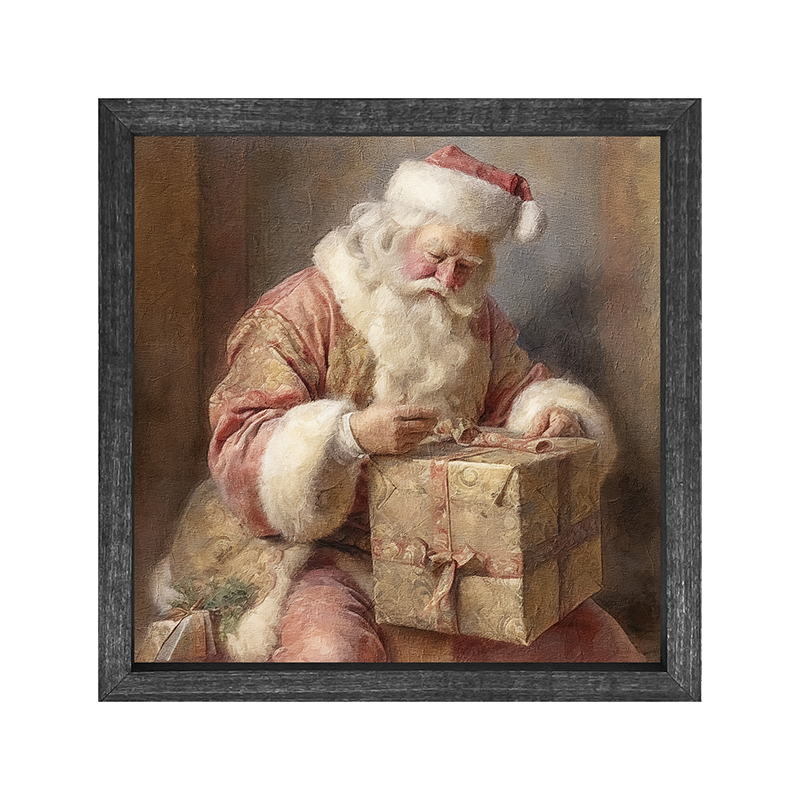 Old world Santa sitting