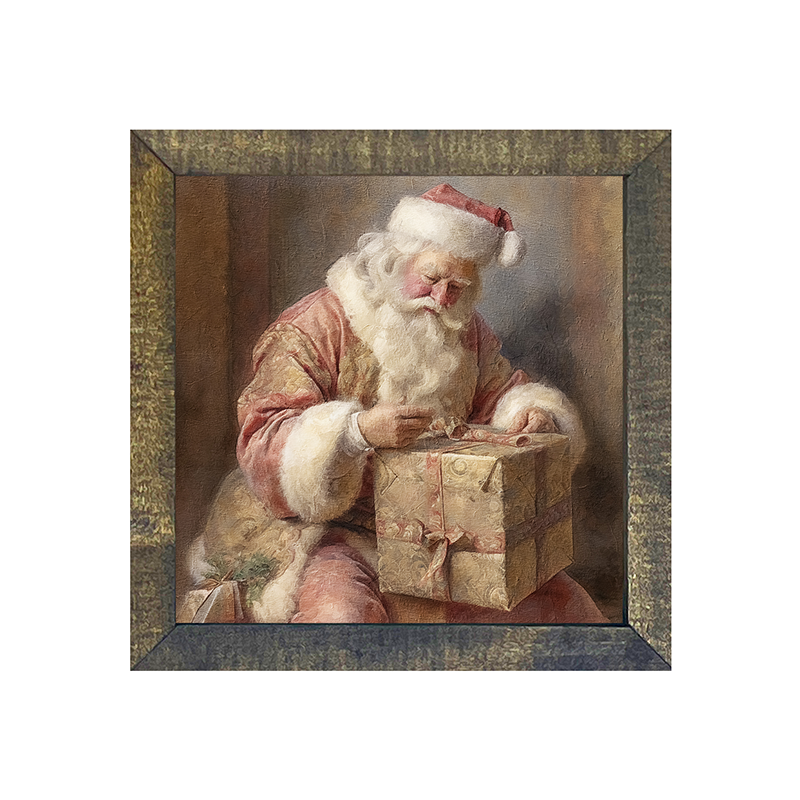 Old world Santa sitting