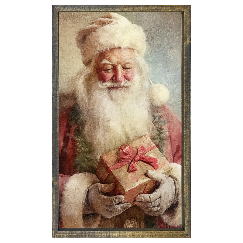 Old world Santa 4-Vertical frame