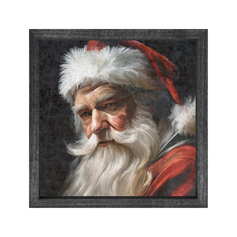 Santa with Black Background