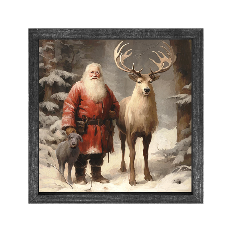 Winter Forest Santa