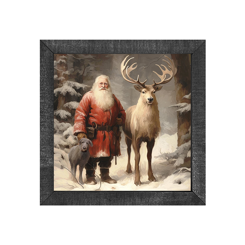 Winter Forest Santa