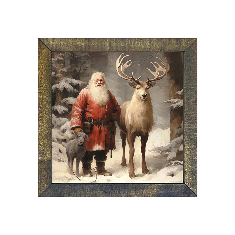Winter Forest Santa