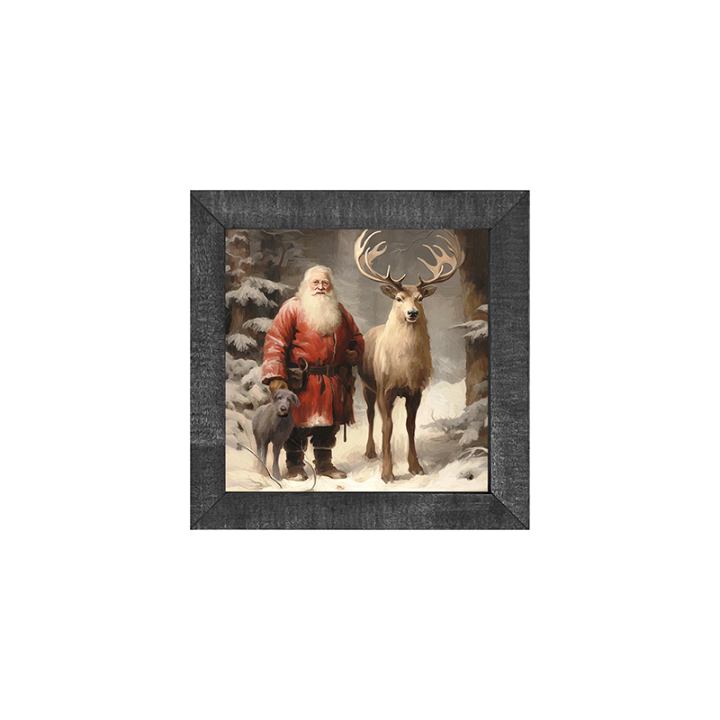 Winter Forest Santa