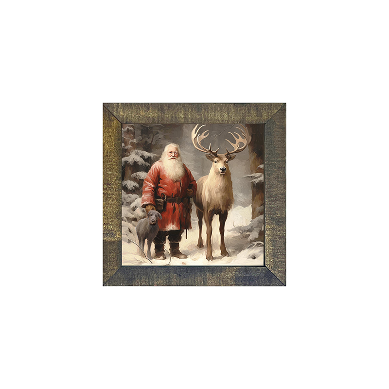 Winter Forest Santa