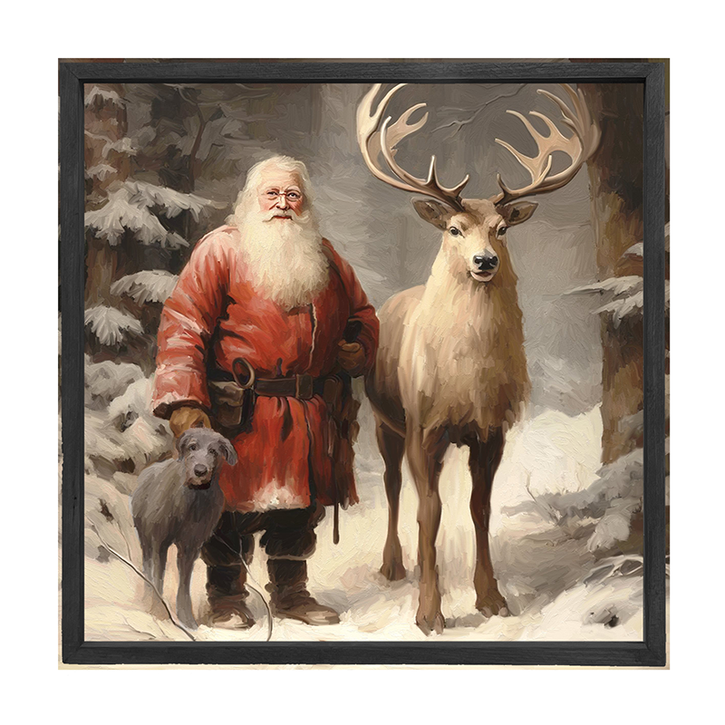Winter Forest Santa