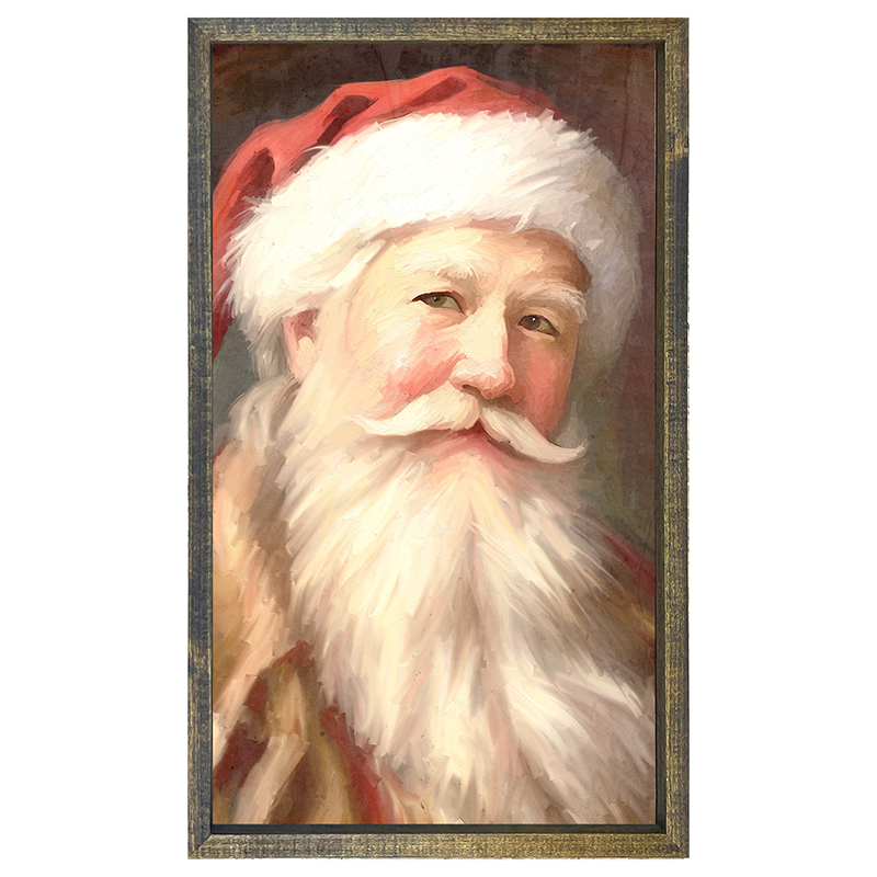 Santa portrait 13 - Vertical Frame