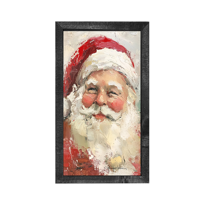 Jolly Santa - Vertical Frame