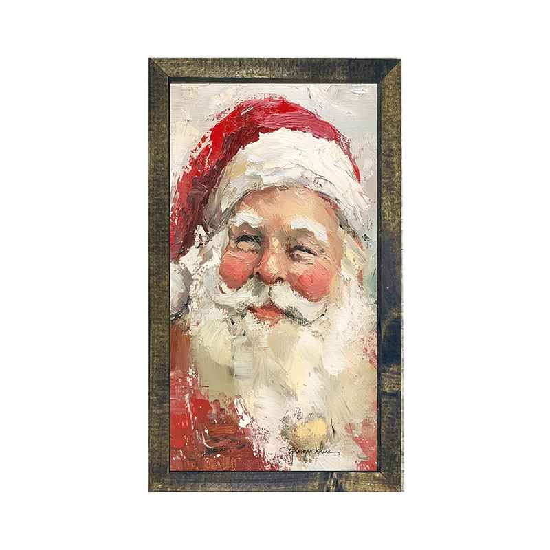 Jolly Santa - Vertical Frame