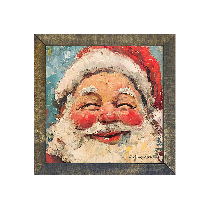Santa with Rosey Cheeks