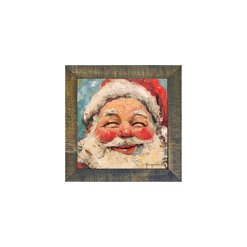 Santa with Rosey Cheeks