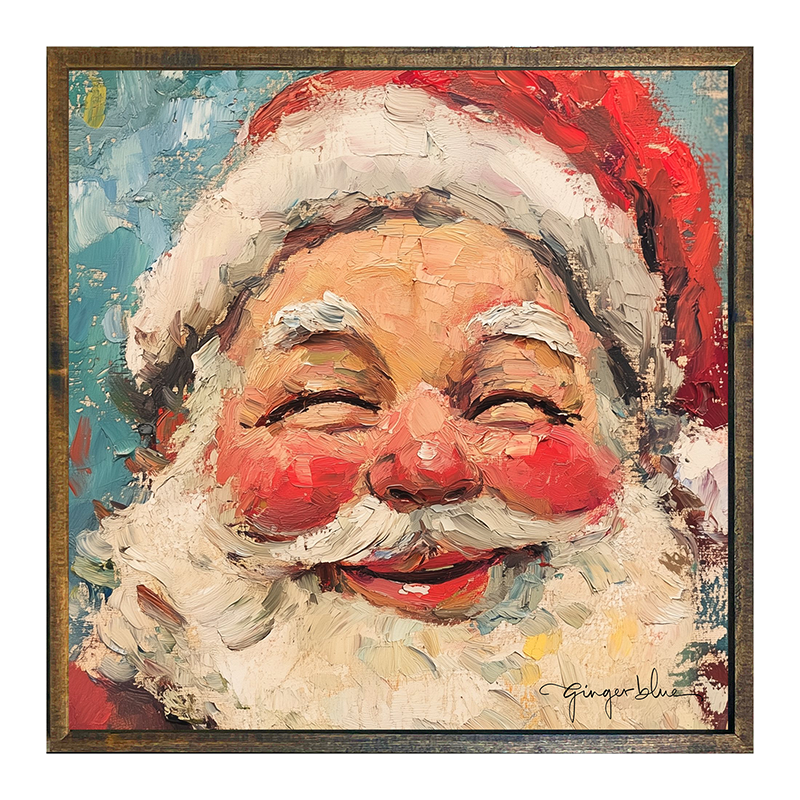 Santa with Rosey Cheeks