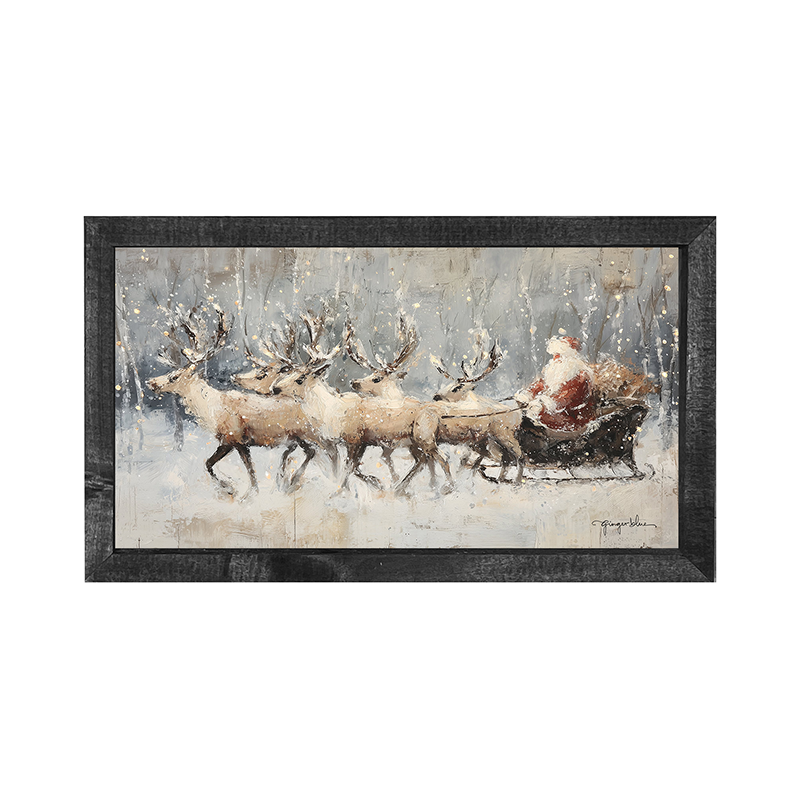 Snowy Sleigh Ride - Horizontal Frame