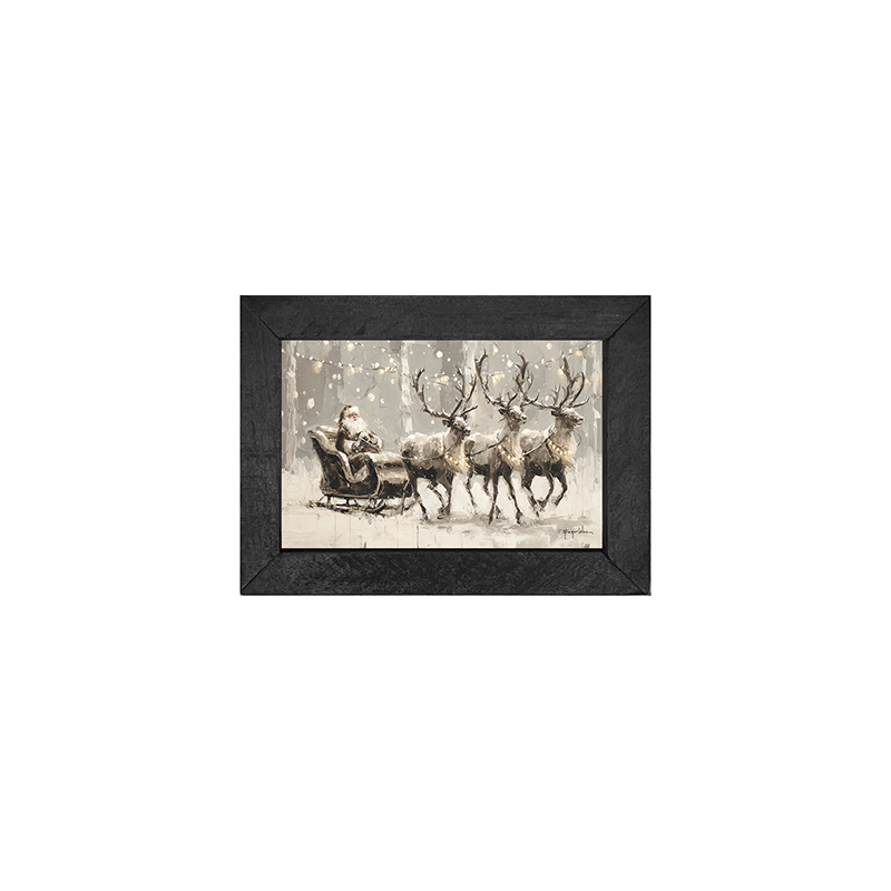 Sleigh Ride in the Snow - Horizontal Frame