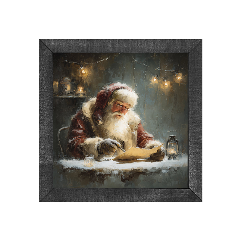 Santa Making his List