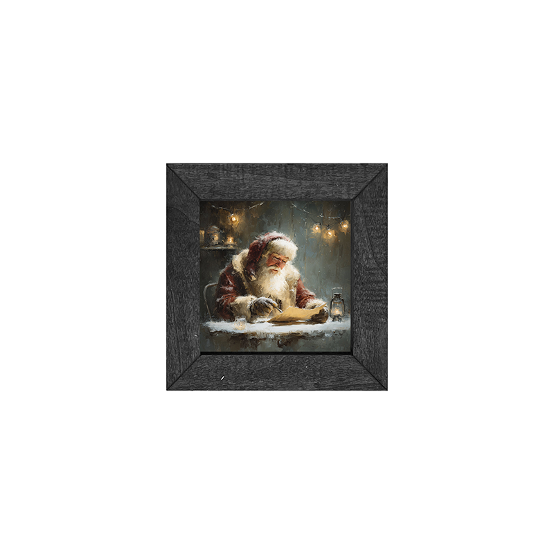 Santa Making his List