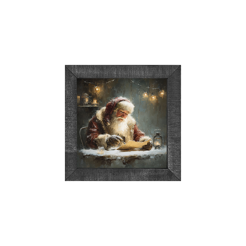 Santa Making his List