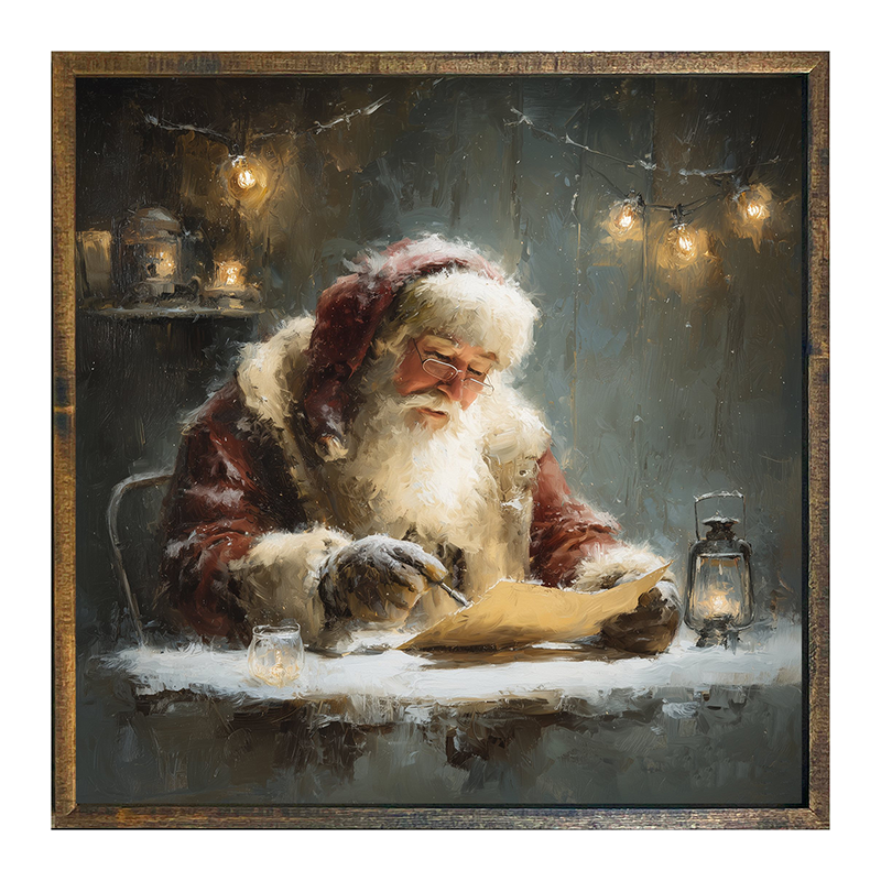 Santa Making his List