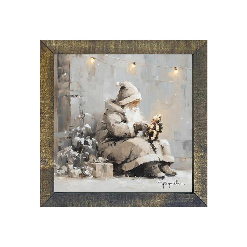 Santa with Teddy Bear