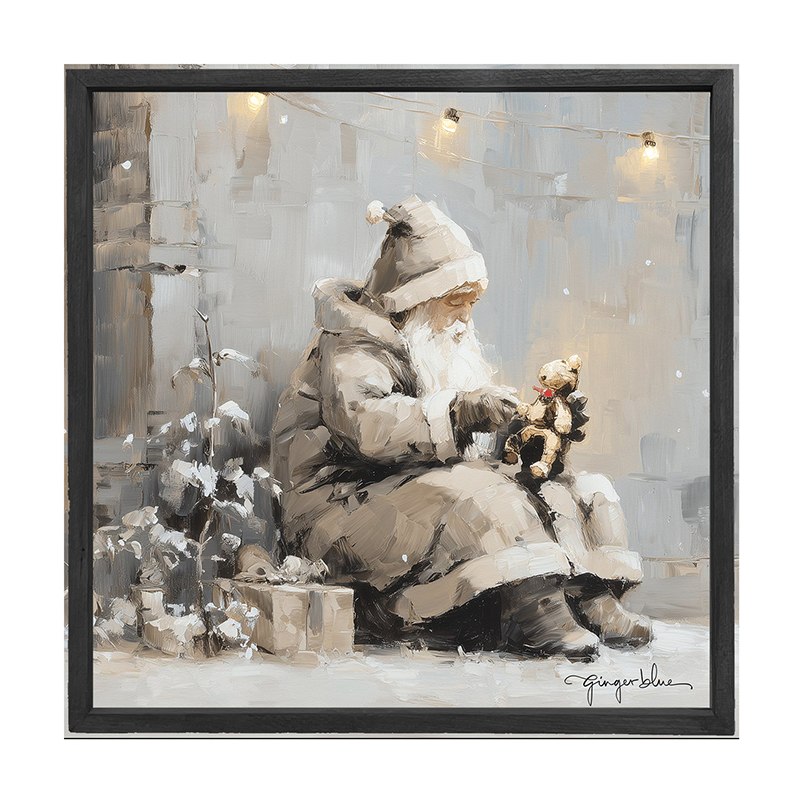 Santa with Teddy Bear