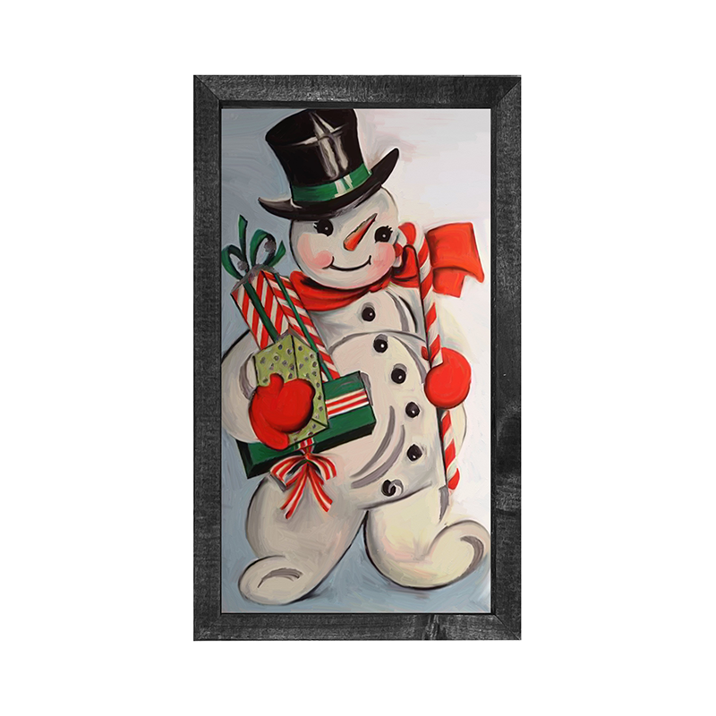 Snowman w presents