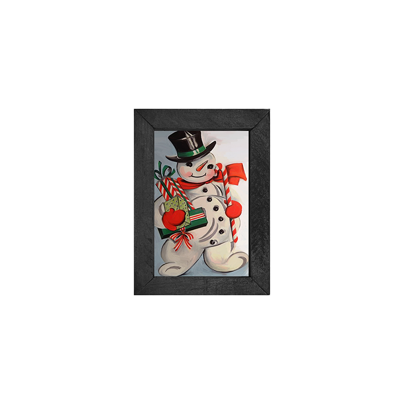 Snowman w presents