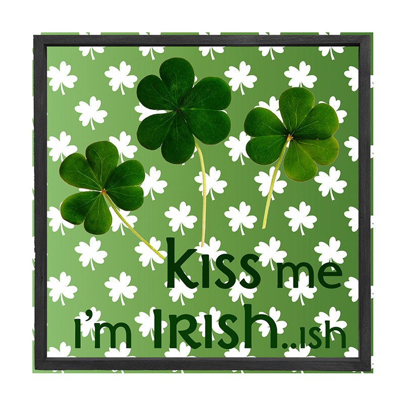 Kiss me im irish...ish