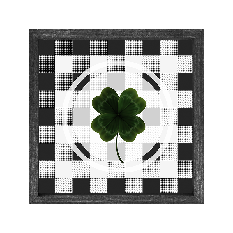 Clover on Buffalo Check