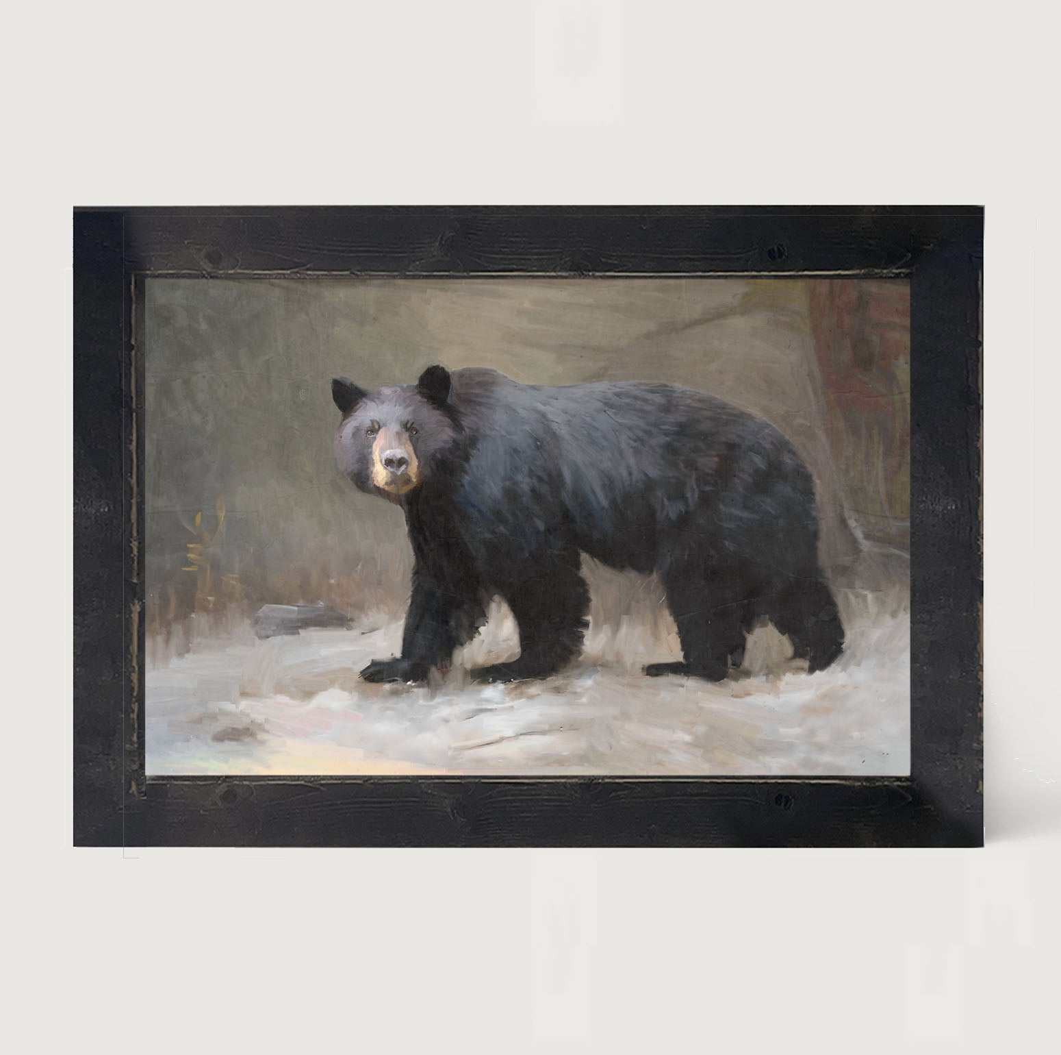 Black Bear Walking