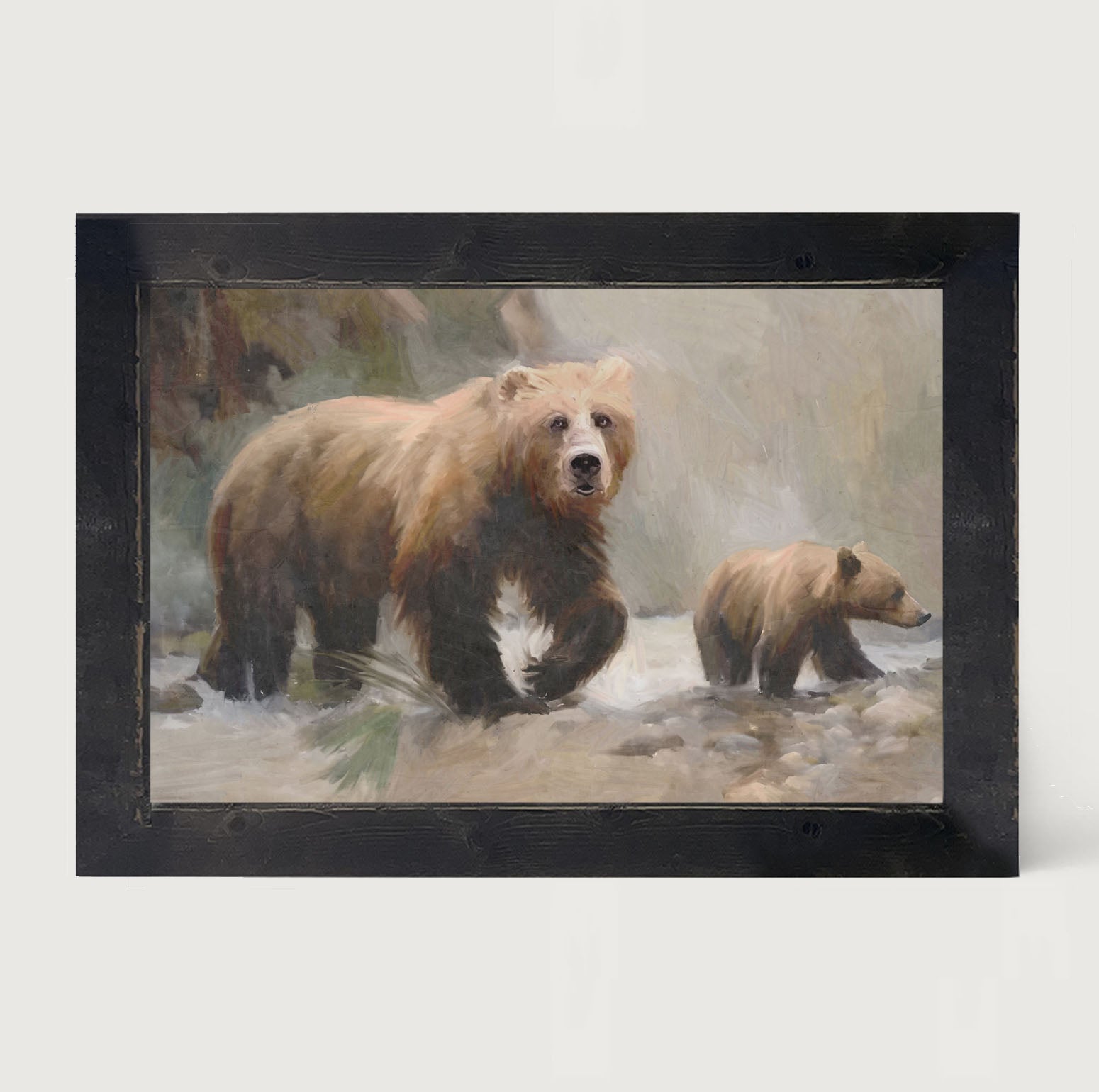 Brown Bear with Cub