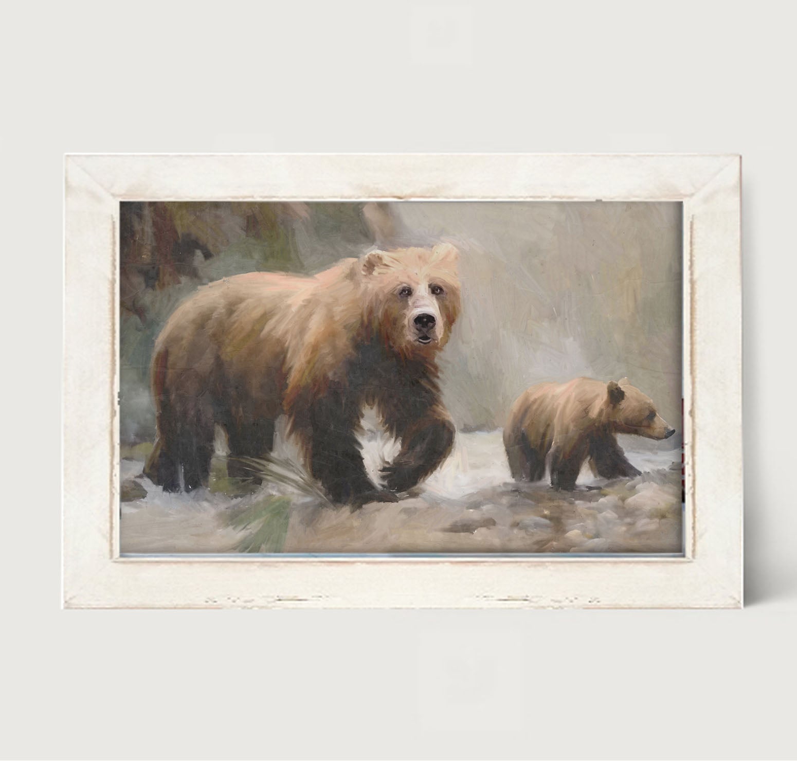 Brown Bear with Cub