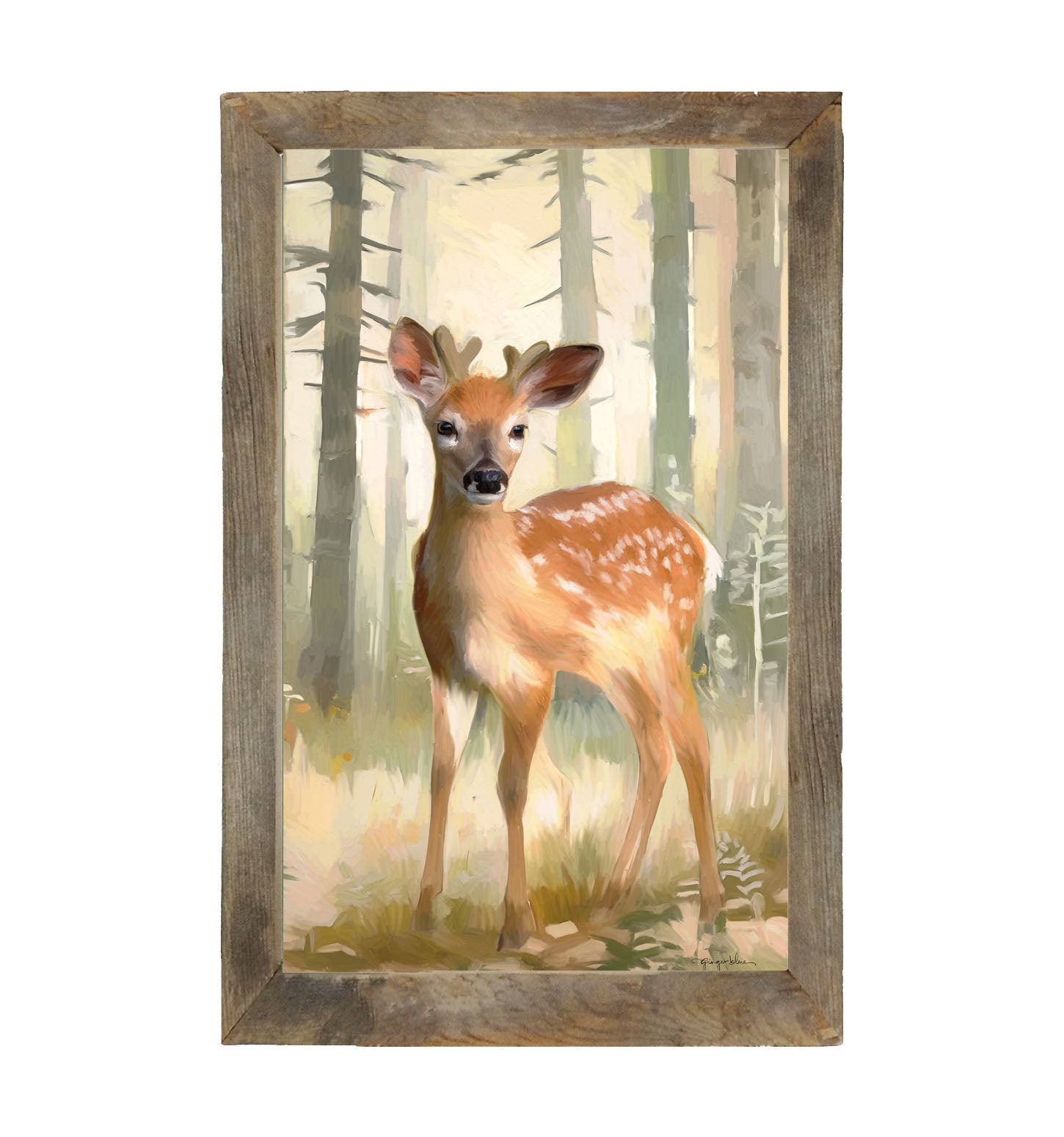 Forest Deer - Framed art