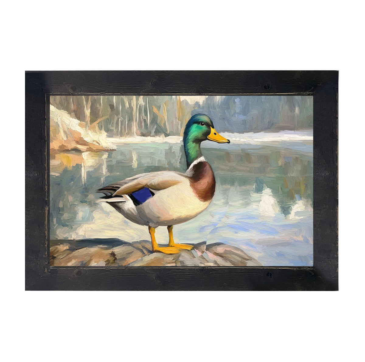 Waterside Duck - Framed Art