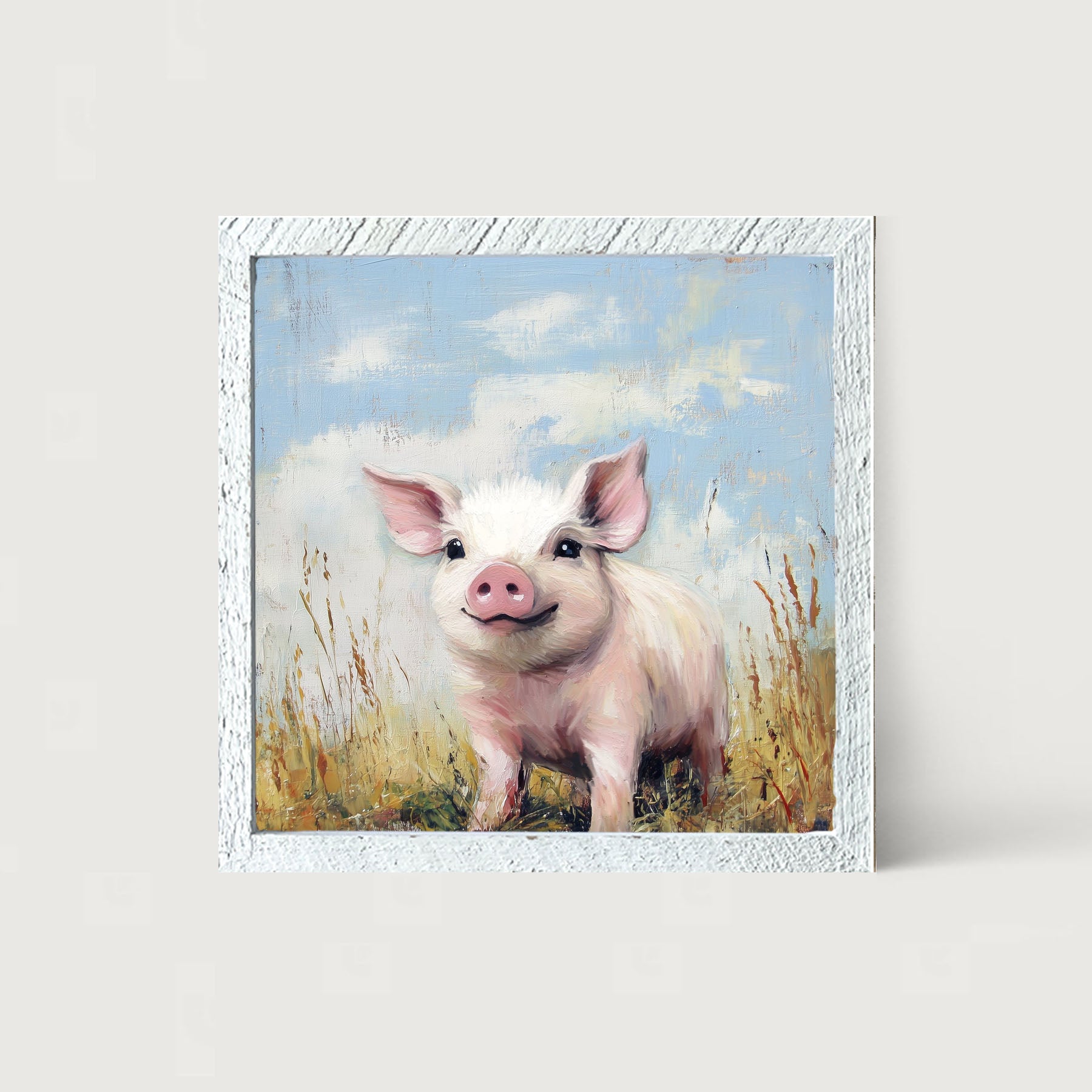 Baby Pig in a Meadow