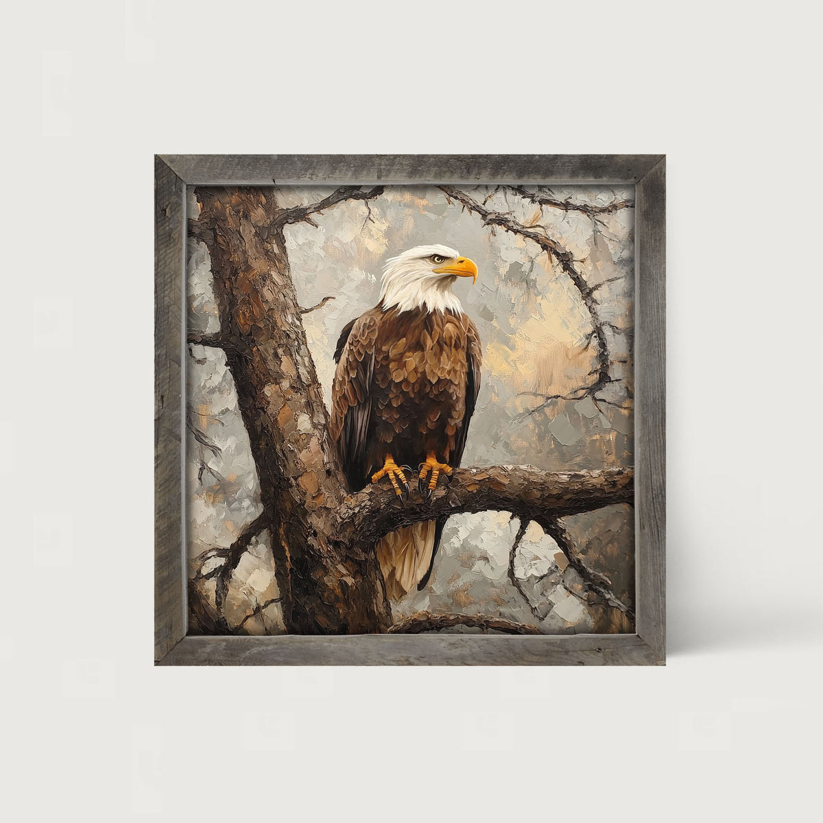 Perched Eagle