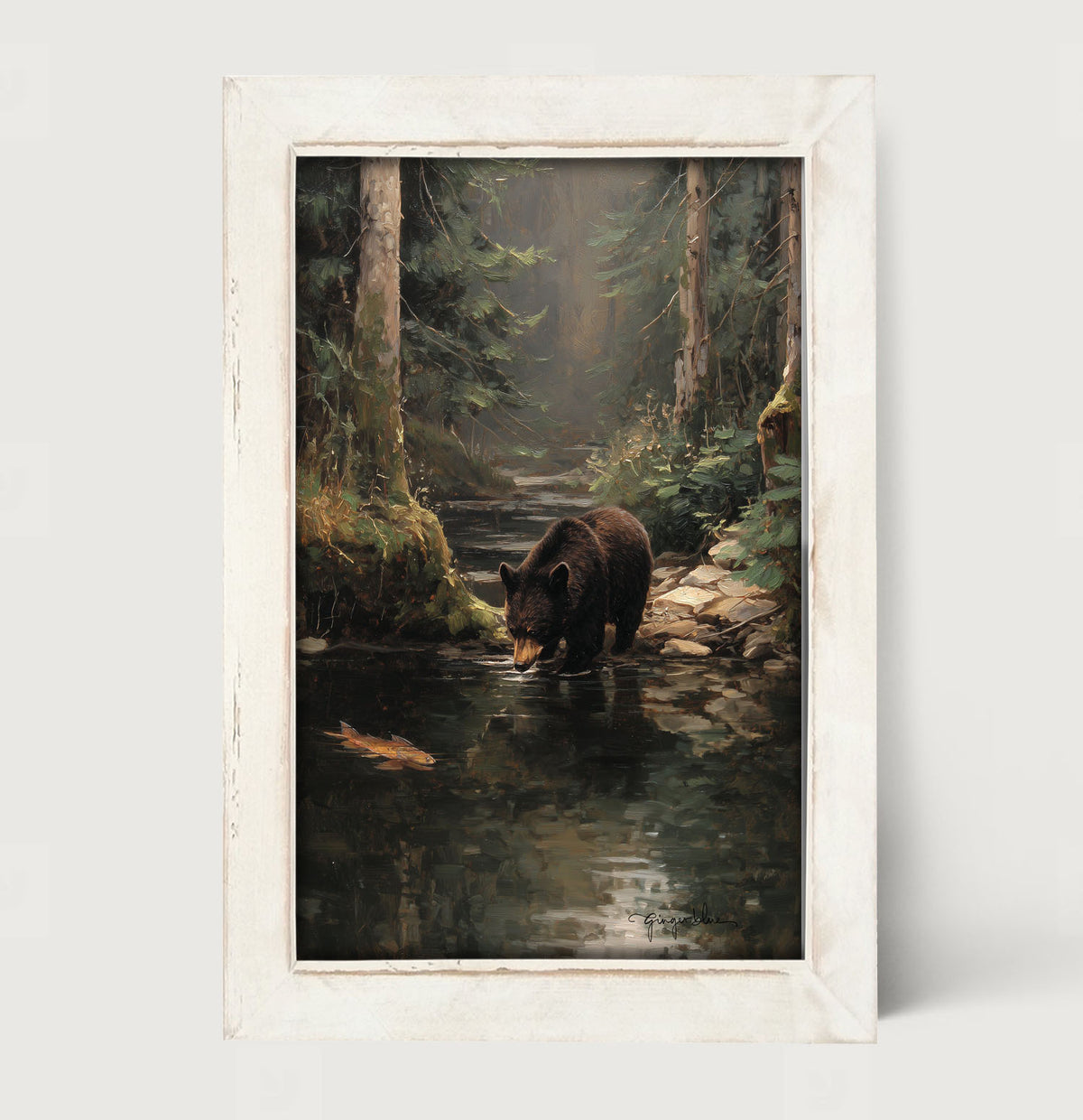Bear Stopping for Water