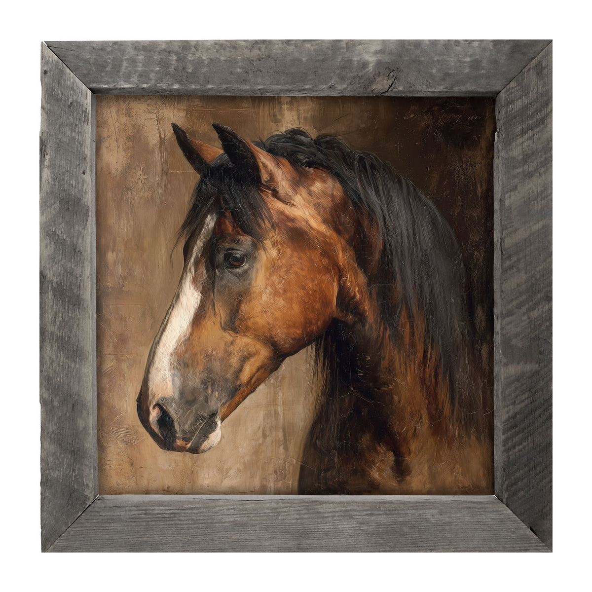 Horse Portrait - Framed Art