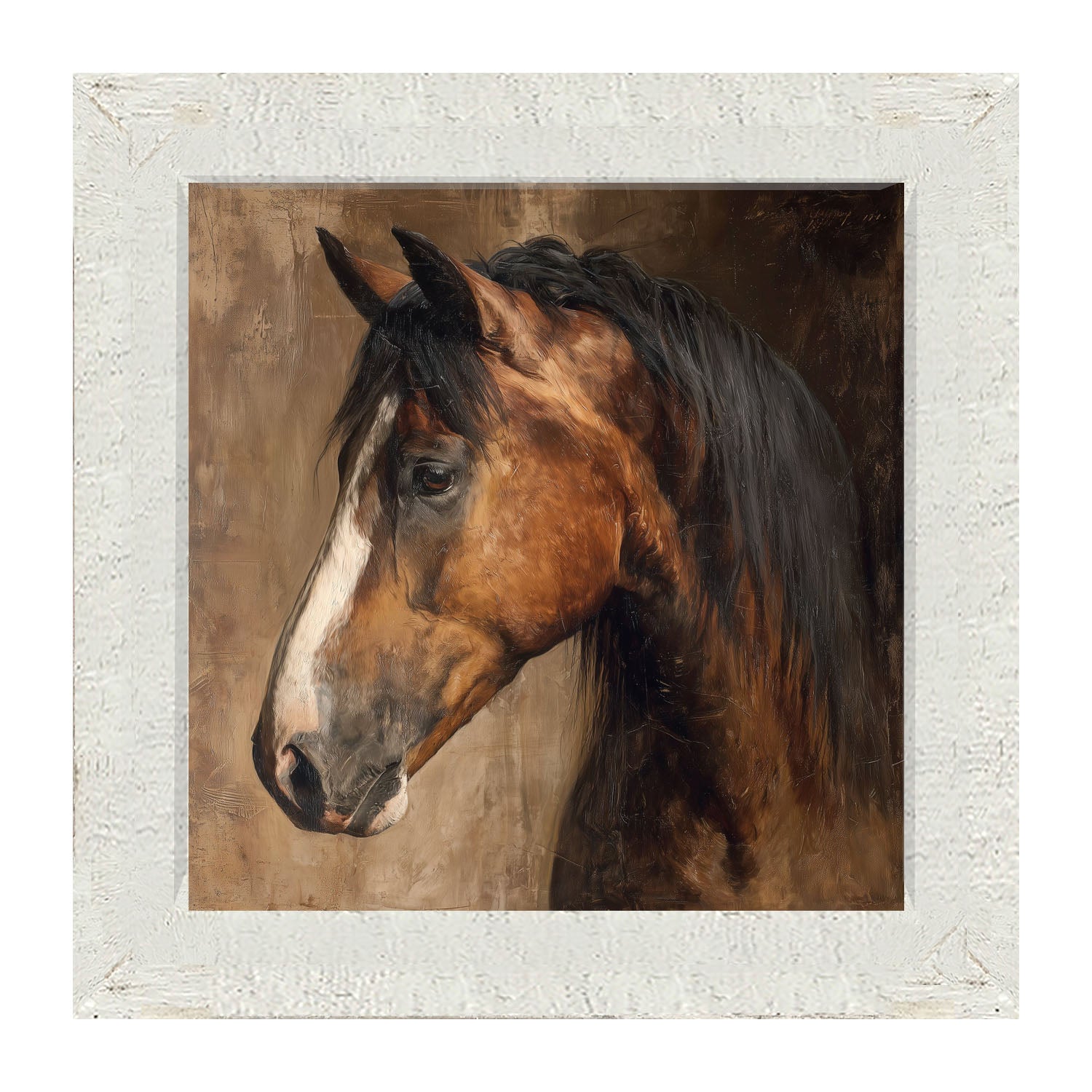 Horse Portrait - Framed Art