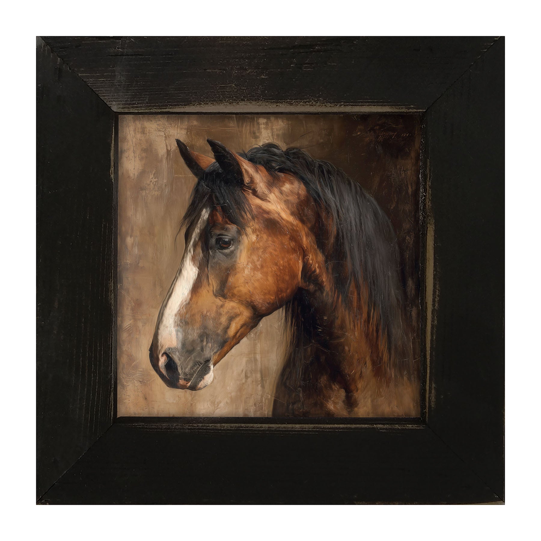 Horse Portrait - Framed Art